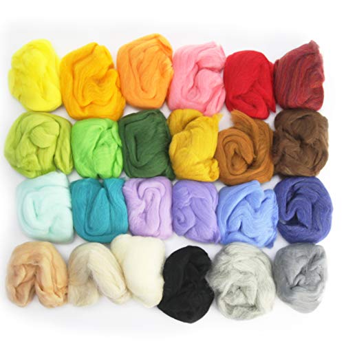 Wool Roving Set for Needle Felting