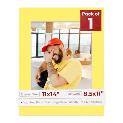 11x14 Mat for 8.5x11 Photo