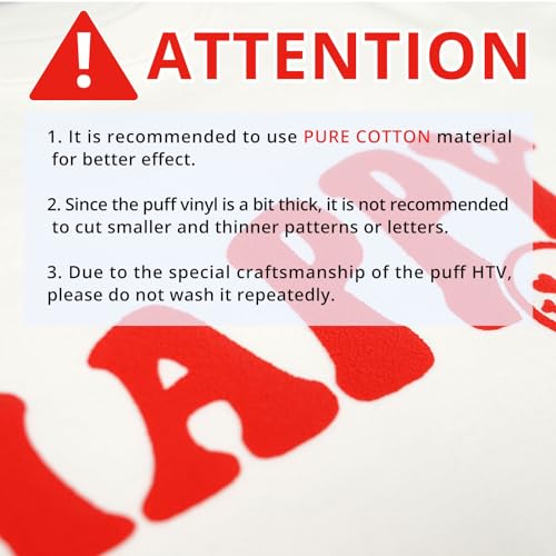 Puff Vinyl Heat Transfer