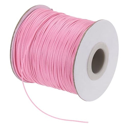 Waxed Cord 0.5mm Waxed Polyester Cord 175 Yard Wax String for Bracelet Making