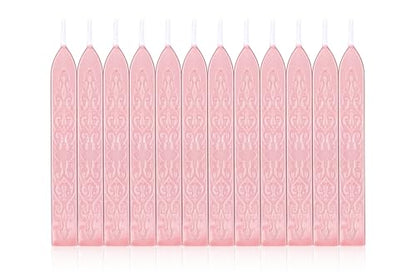 12Pcs Sealing Wax Sticks with Wicks for Wax Seal Stamp (12 Count)