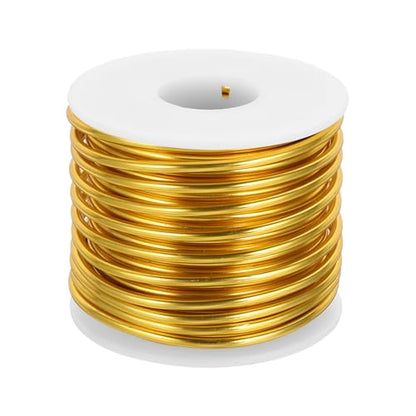 9 Gauge Anodized Aluminum Craft Wire Bendable Bonsai Training Wire 56 Feet 3mm for Sculpting Crafts Wreath Floral Beading Jewelry Making