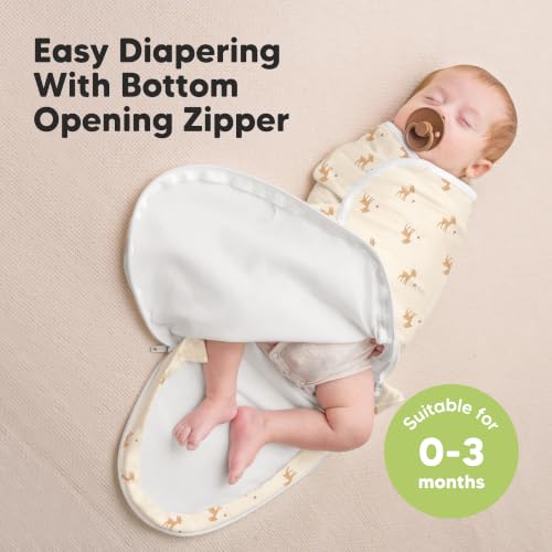 Newborn Swaddles with Zippers (3 Count)