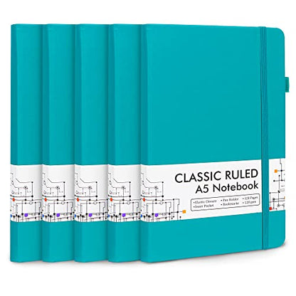 5 Pack Journal Notebook Bulk for School (5 Count)