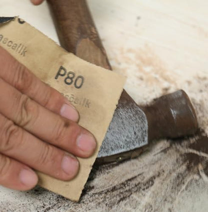 30Pcs 9 x 3.6 Inchs 80 Grit Wet and Dry Handmade Universal Sanding Sheets (30 Count)