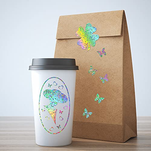 24 Sheets Holographic Sticker Paper (24 Count)