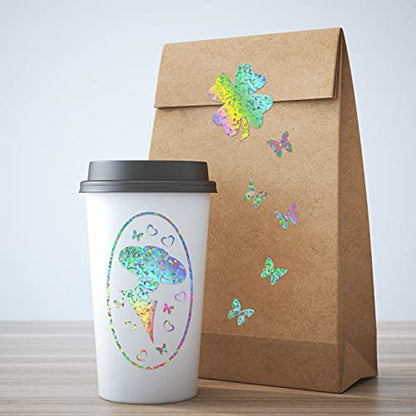 24 Sheets Holographic Sticker Paper (24 Count)