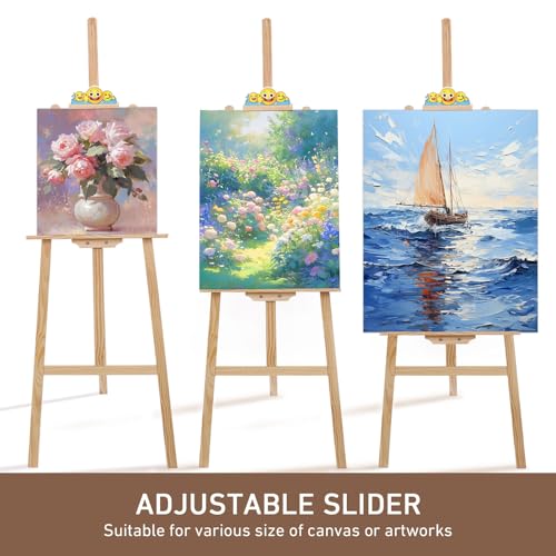 Smiley Wooden Easel for Painting