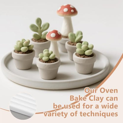 Polymer Clay White (18 Count)