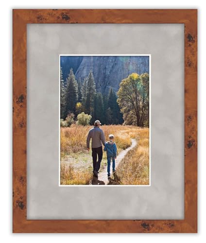 11x14 Grey Suede Matboard Bevel Cut for 8.5x11 Photos