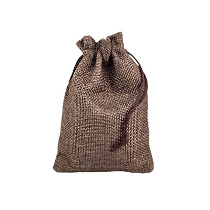 Pack of 25 Burlap Gift Bags with Drawstring Linen Jewelry Pouches Wedding Hessian Jute Bags for Birthday and Treat Pouches Party Wedding Favors Gift