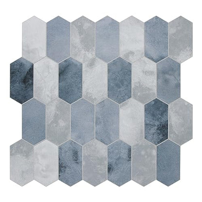 10 Sheet Peel and Stick Backsplash (9.68 Sq Ft)