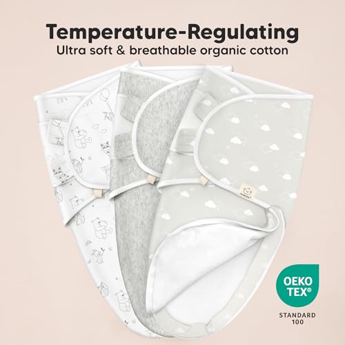 Newborn Swaddles with Zippers (3 Count)