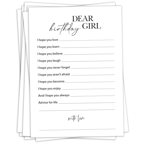 Birthday Party Game Cards for Adults