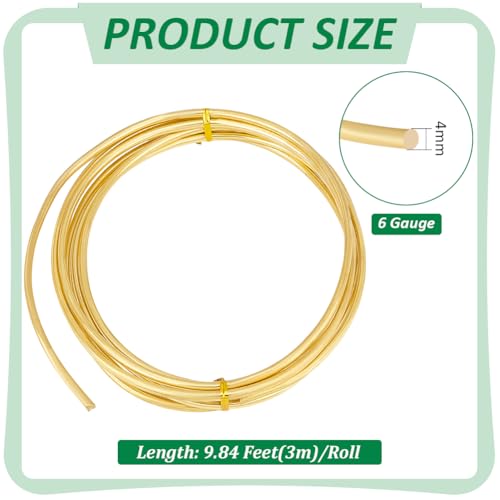 9.84 Feet Solid Brass Wire (9.84 Foot)