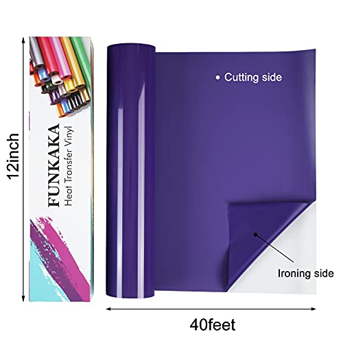 Purple Heat Transfer Vinyl Rolls
