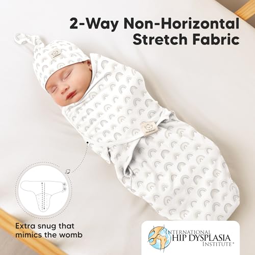 3pk Organic Swaddles for Newborns Girls (3 Count)