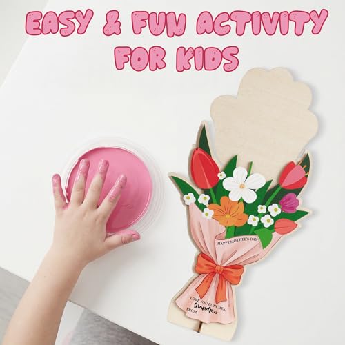DIY Mothers Day Crafts for Kids Handprint Art
