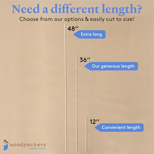 DIY Wooden Square Dowel Rod 3