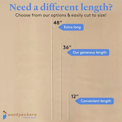 DIY Wooden Square Dowel Rod 3