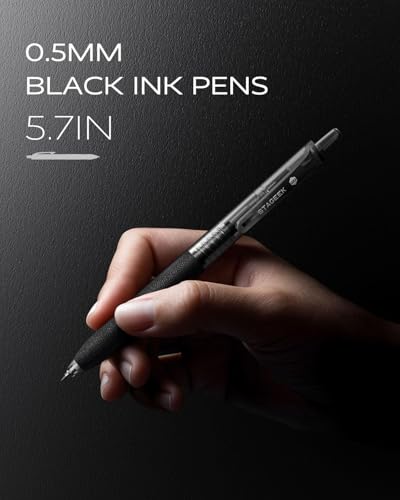 0.5mm Gel Pens Fine Point Smooth Writing Pens (12 Count)