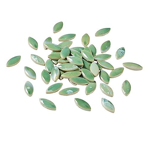 70 Pcs Petal Ceramic Mosaic Tiles (70 Count)