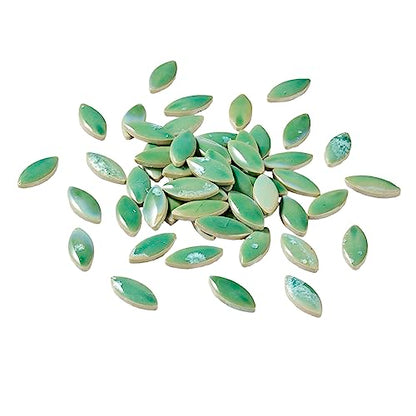 70 Pcs Petal Ceramic Mosaic Tiles (70 Count)