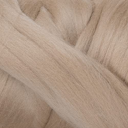 Colored Natural Wool roving