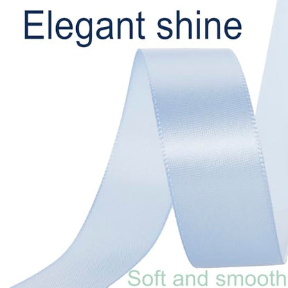 1 Inch Baby Blue Ribbon 50Yards