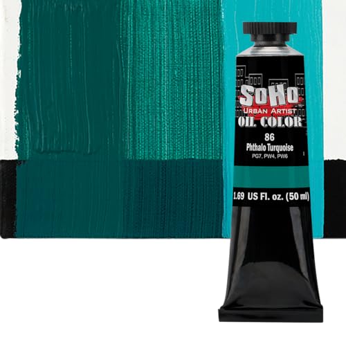 Oil Paint Phthalo Turquoise