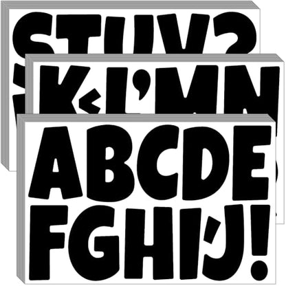 Letter Stickers 432 Pieces 36 Sheets Bulletin Board Letters 3 Inch Classroom Alphabet Poster Board Letter for Bulletin Board Display School Decor (432 Count)