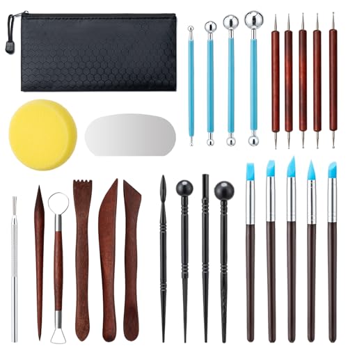 27 Pcs Polymer Clay Sculpting Tools Kit for Adults