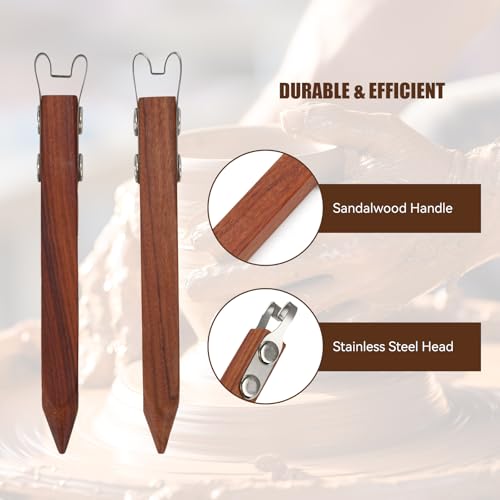 Pottery Trimming Tool for Clay & Ceramics Bottom Foot