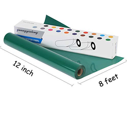Heat Transfer Vinyl HTV Rolls (8 Foot)