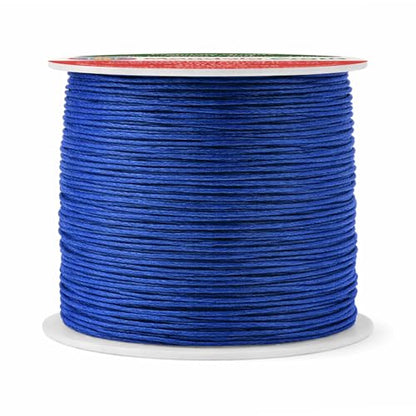 1mm Blue Waxed Cord (327 Foot)