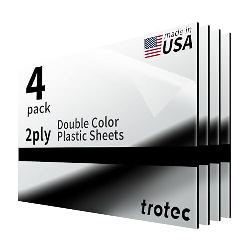 Metallic Looking Acrylic Sheet (4 Count)