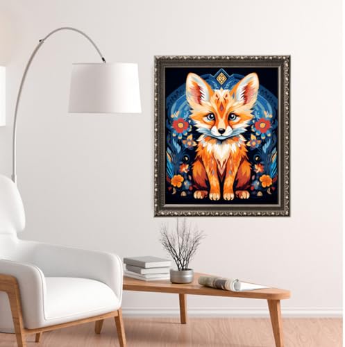 Cross Stitch Stamped Kit for Adults