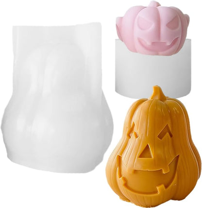 2 Pcs Halloween Candle Silicone Molds (2 Count)
