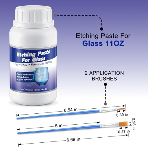 11 OZ Glass Etching Cream Kit