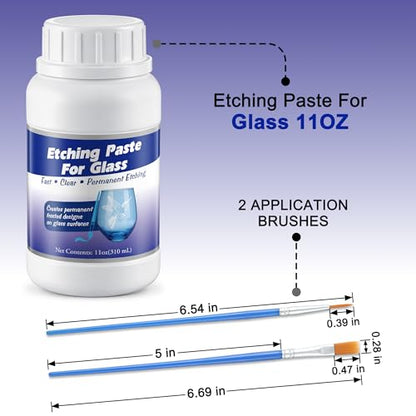 11 OZ Glass Etching Cream Kit
