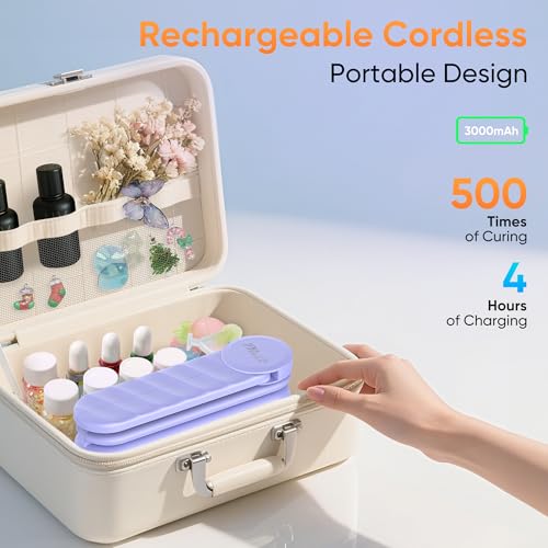 34 LEDs Cordless UV Light for Resin with LCD Timer Display
