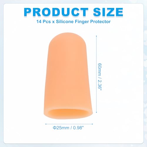 Gel Finger Cots 2"x0.79" (14 Count)