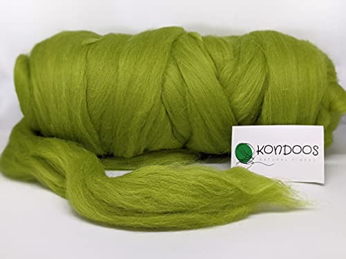 Colored Natural Wool roving (16 Ounce)