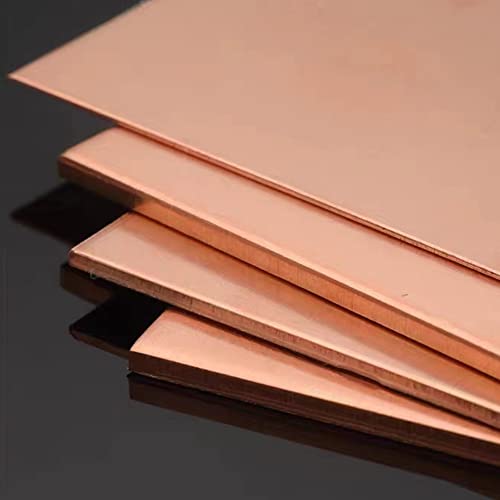 4 Pcs 99.9% Pure Copper Sheet (4 Count)