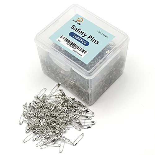 2000Pcs Assorted Safety Pins (2000 Count)