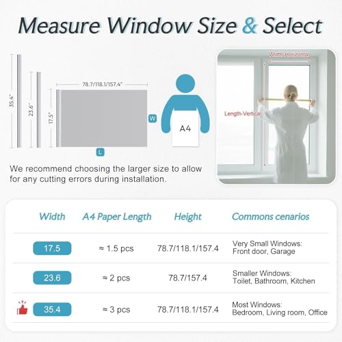 One Way Window Privacy Film (19.38 Sq Ft)