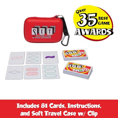 SET Travel Case Card Games for Kids
