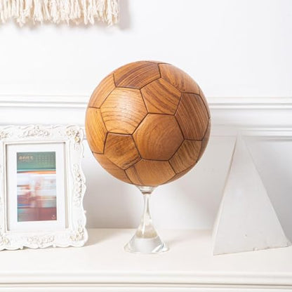 3D Wooden Soccer Ball Puzzle Educational Toy Gift for Kids (32 Count)