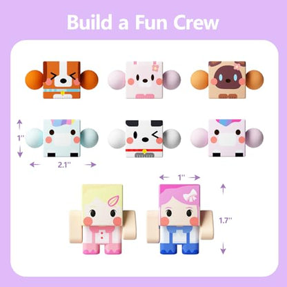 8PCS Magnetic Action Figures (8 Count)