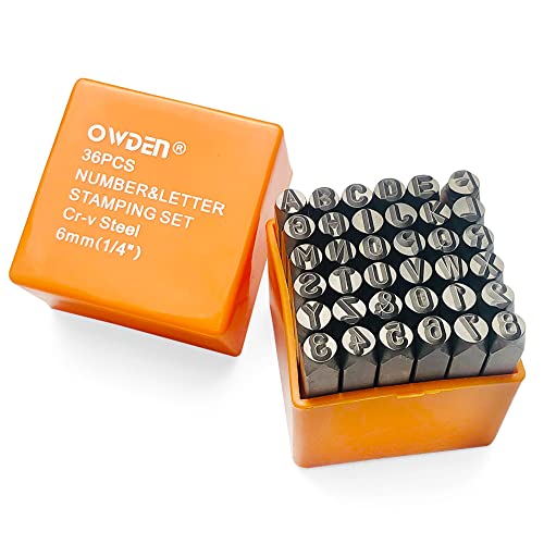 Professional 36Pcs Steel Metal Stamps Set